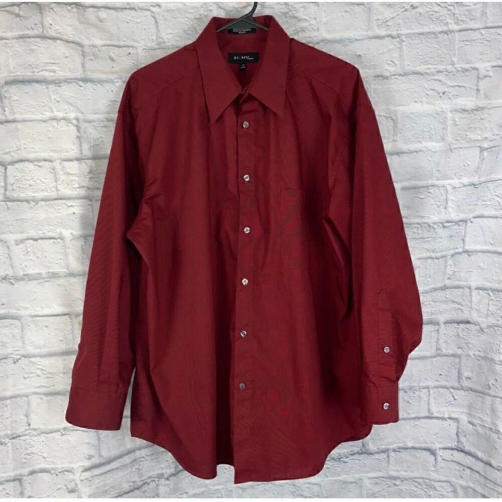 Axcess men 17 neck 32-33 sleeve button down dress shirt w/front pocket